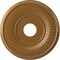 Ekena Millwork Berkshire PVC Medallion (Canopies up to 7"), 16"OD x 3 1/2"ID x 1"P, Metallic Vintage Gold CMP16BEDVG - alternate 1